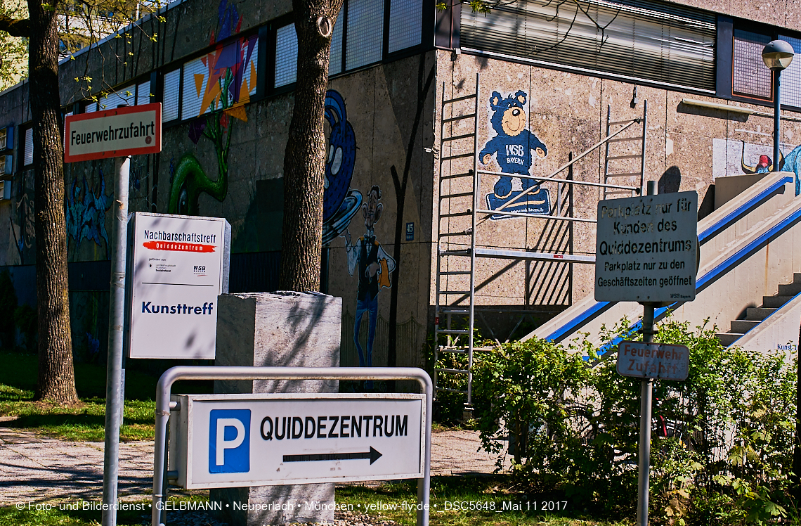 21.03.2017 - Abrissbaustelle Quiddezentrum in Neuperlach